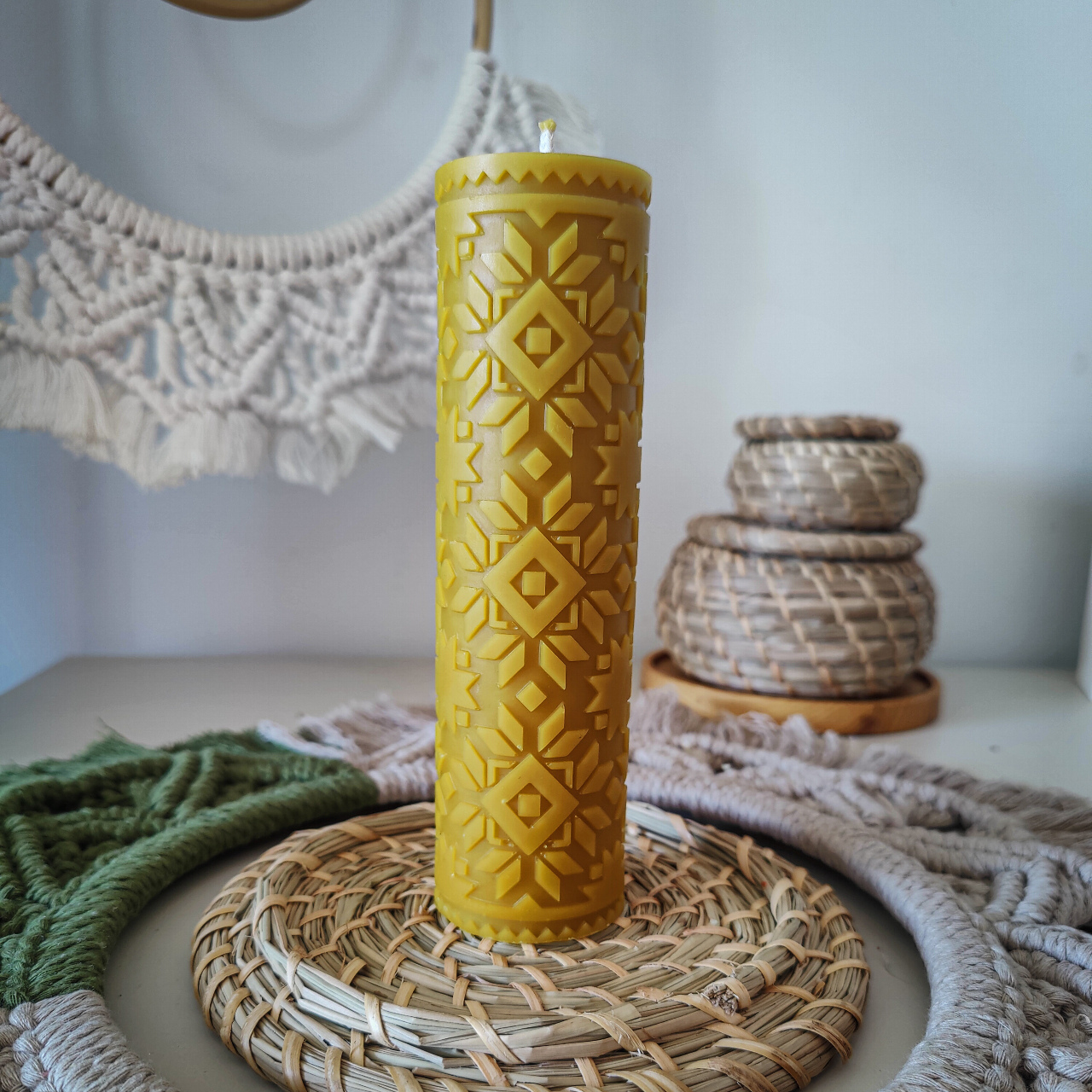 Воскова свічка Соняшник